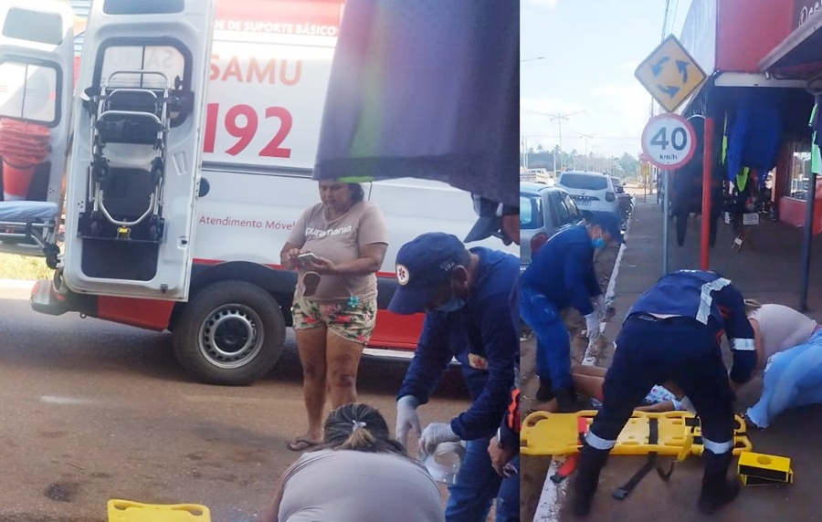 Criança de 8 anos fica ferida após atropelamento no centro de Aripuanã 